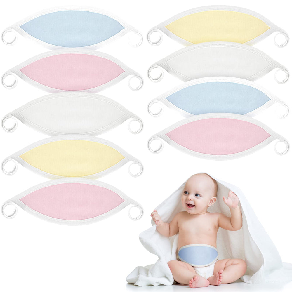 Hoolerry 8pcs yellow belly band pack for daily wear and photo moments