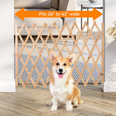 Hoomall expandable dog gate expands to fit standard doorways for versatile use
