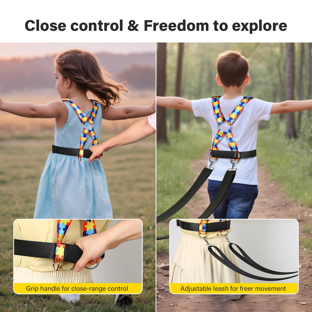 HOOMTREE Safety Harness Leash quick-grab-handle enables close supervision when needed.