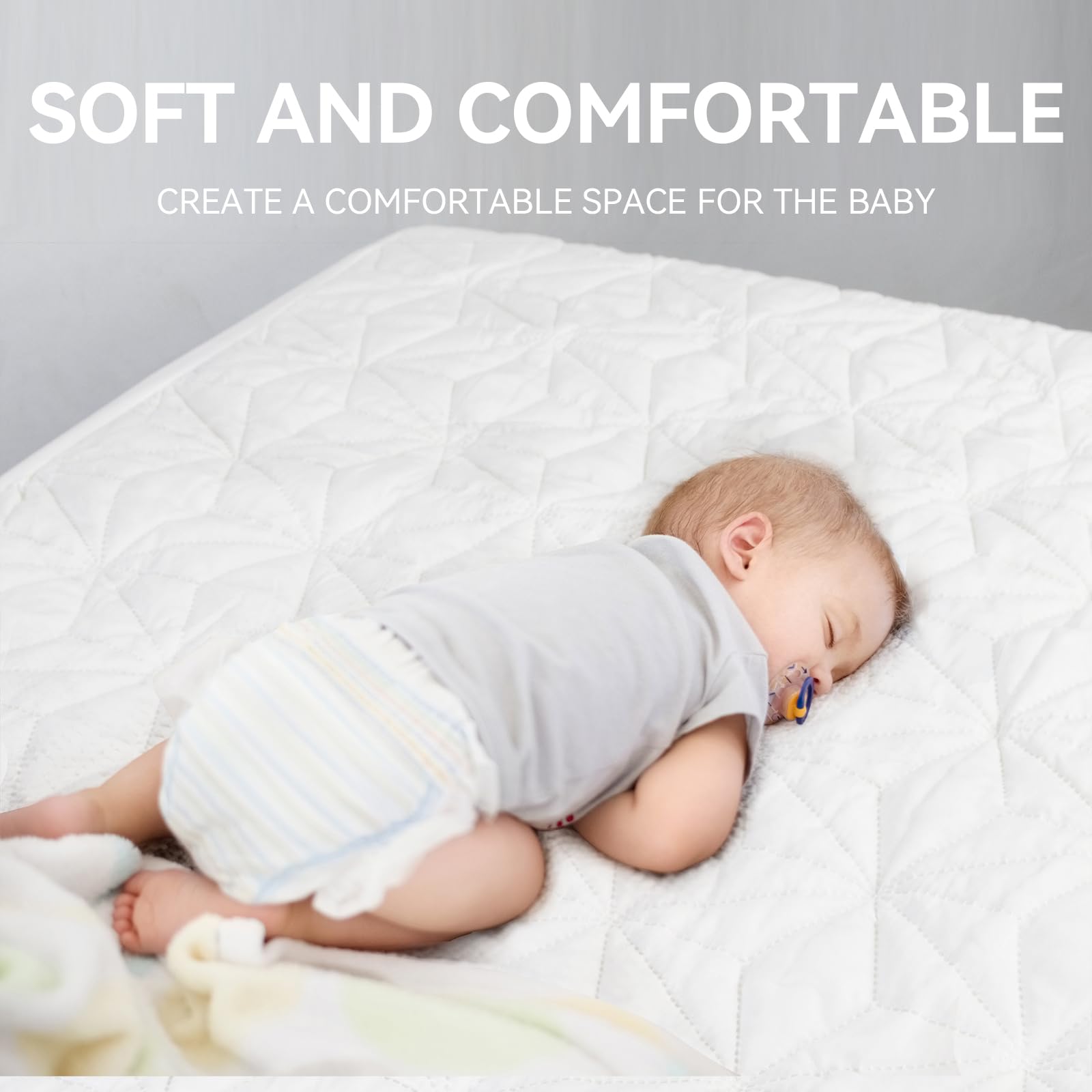Hoonmeyeje all-season protector, interior layer supports baby comfort year-round.