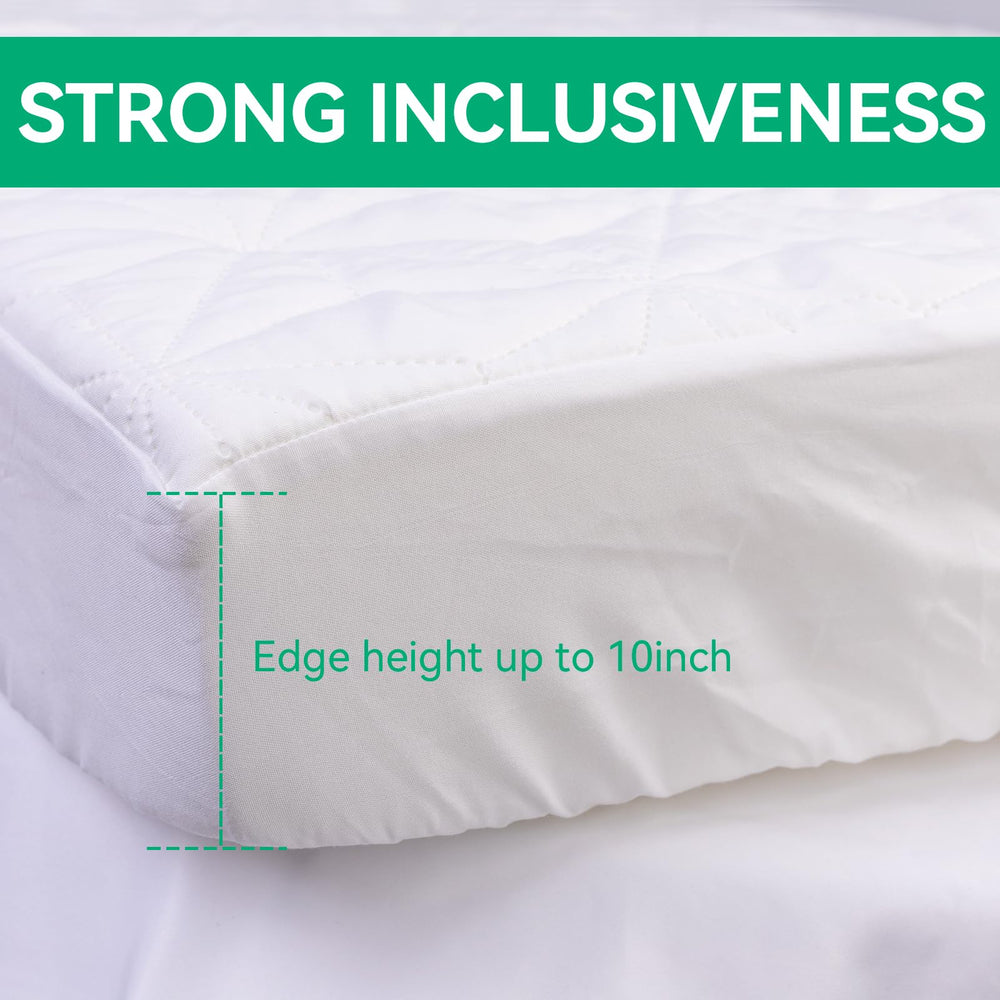 Hoonmeyeje quilted-detail protector, close-up of cushioned stitching and comfort.