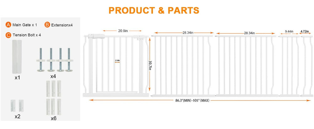 HOOOEN Heavy-duty steel construction withstands pets and daily use