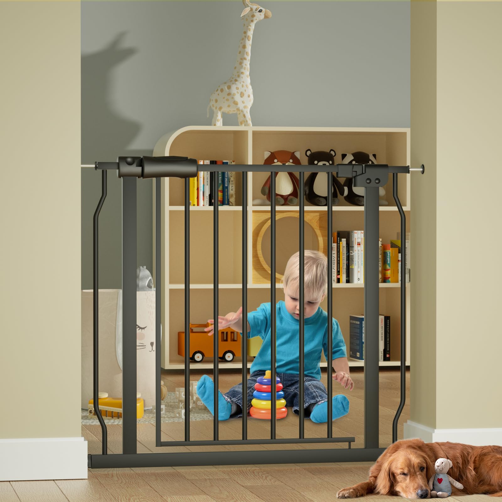 HOOOEN durable metal frame supports daily use and pets.