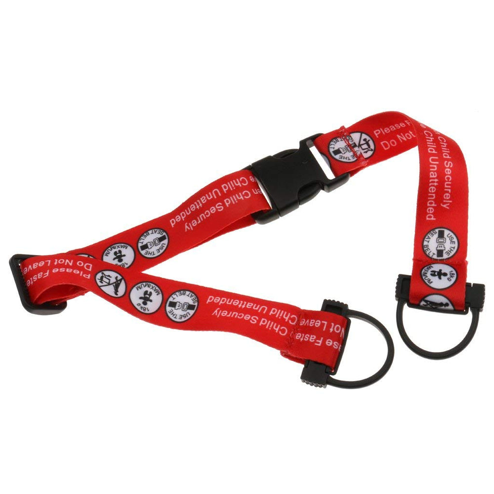 Hooshing D-ring tip red belt enables easy on/off