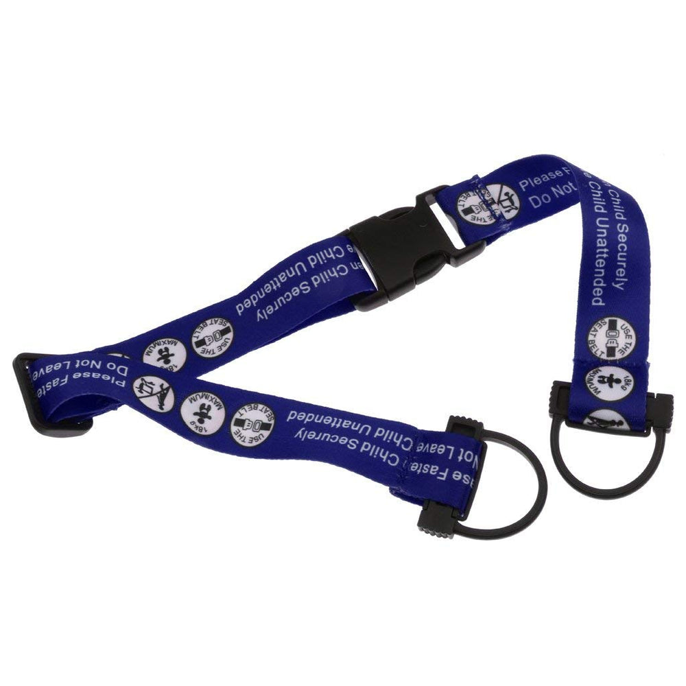 Hooshing stroller seatbelt blue use aids comfortable on-the-go seating.