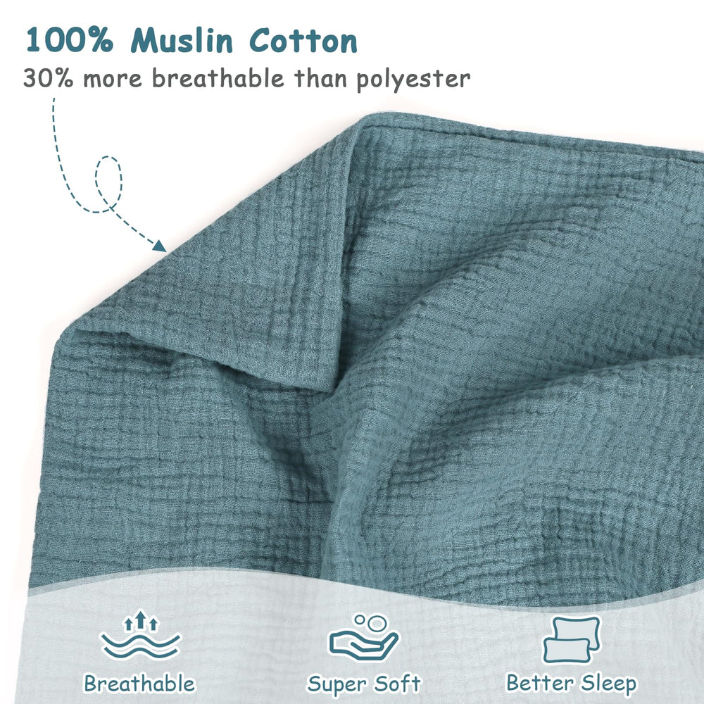 Hooyax 2-pack envelope-closure detail demonstrates secure pillow fit for active toddlers
