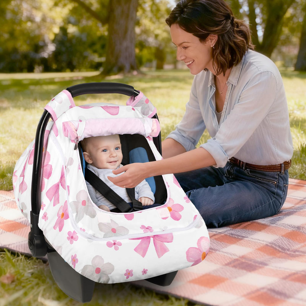 Hooyax Pink Bow design detail adds cute style while maintaining practicality