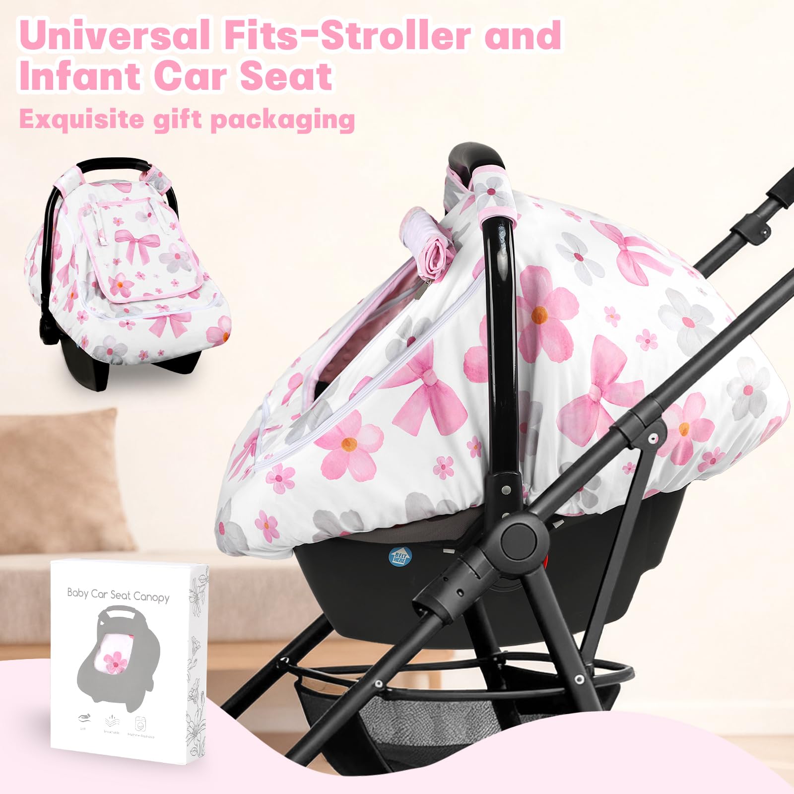 Hooyax Privacy mode with dual zipper shown for flexible coverage