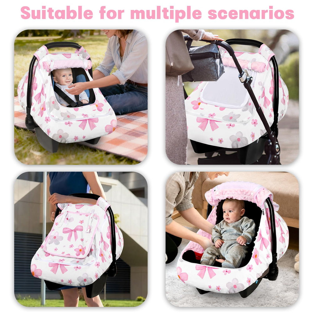 Hooyax Travel-ready cover on stroller setup for on-the-go protection