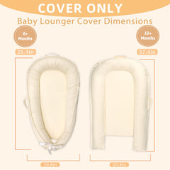 Hooyax lounger cover beige with head and side handles for easy carrying