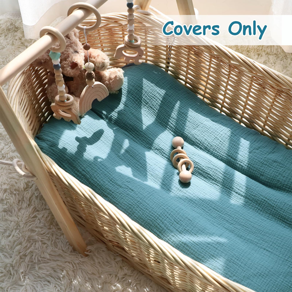 Hooyax baby lounger cover blue grey two-pack packaging