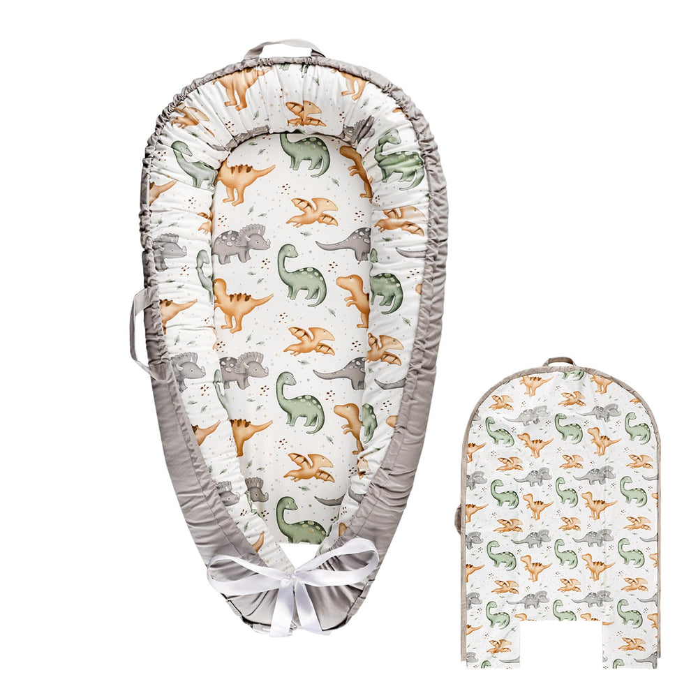 Hooyax baby lounger cover with dinosaur pattern adds cozy style for calm naps