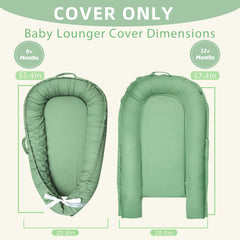 Hooyax lounger cover features handles for easy carrying and quick position changes.