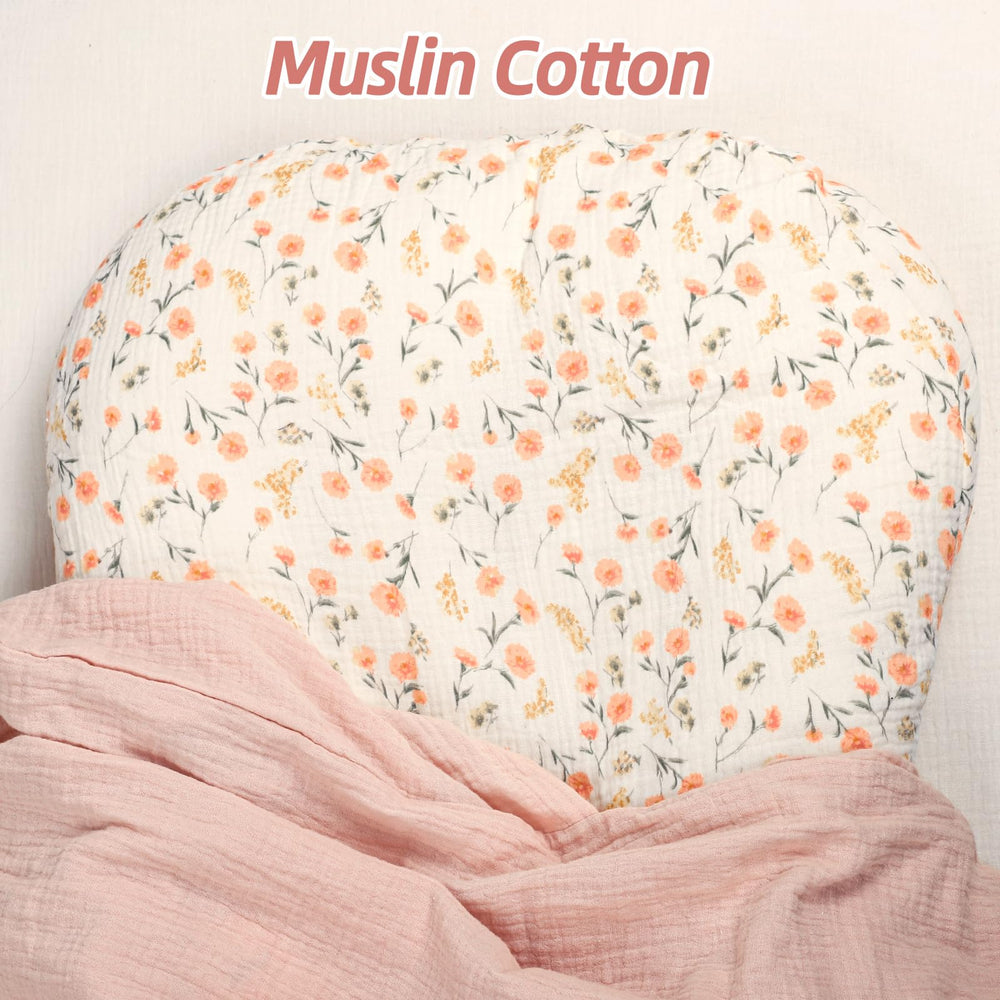 Hooyax Lounger Cover pink floral envelope closure enables quick secure fit