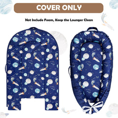 Hooyax baby lounger cover planet design fits most nests.