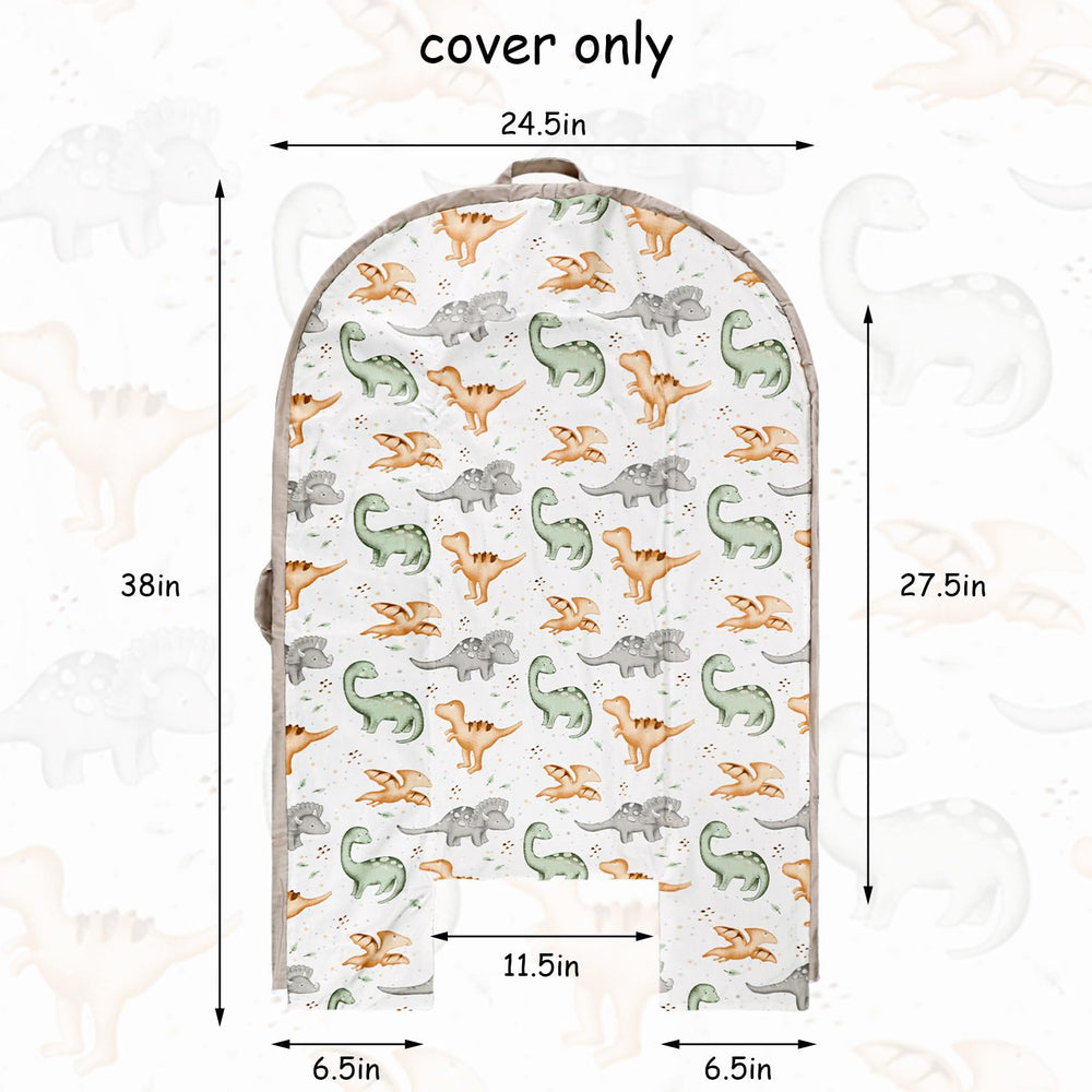 Hooyax baby lounger cover uses soft breathable cotton for gentle, skin-friendly resting