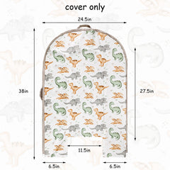Hooyax baby lounger cover uses soft breathable cotton for gentle, skin-friendly resting