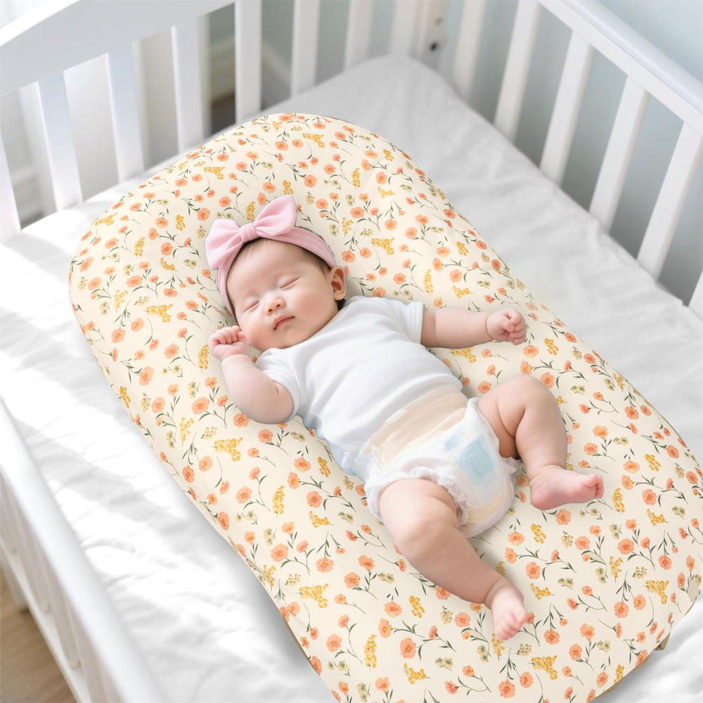 Hooyax baby lounger cover stretchy soft fabric showcases flexible, comfy coverage.