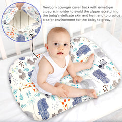 Hooyax slipcover with envelope closure shows quick, secure fit for loungers.