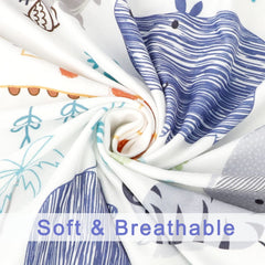 Hooyax slipcover close-up highlights breathable muslin for better newborn airflow.