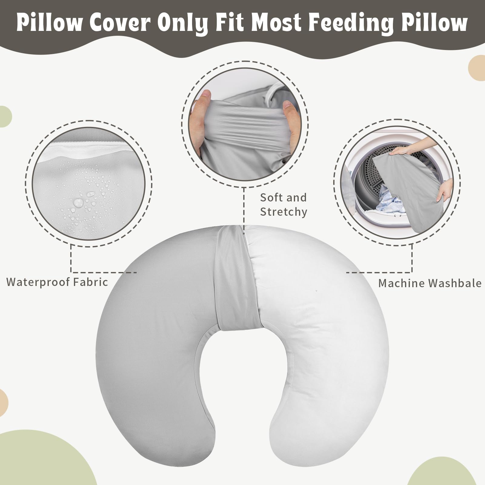 Hooyax baby machine-wash friendly cover stays soft after wash.