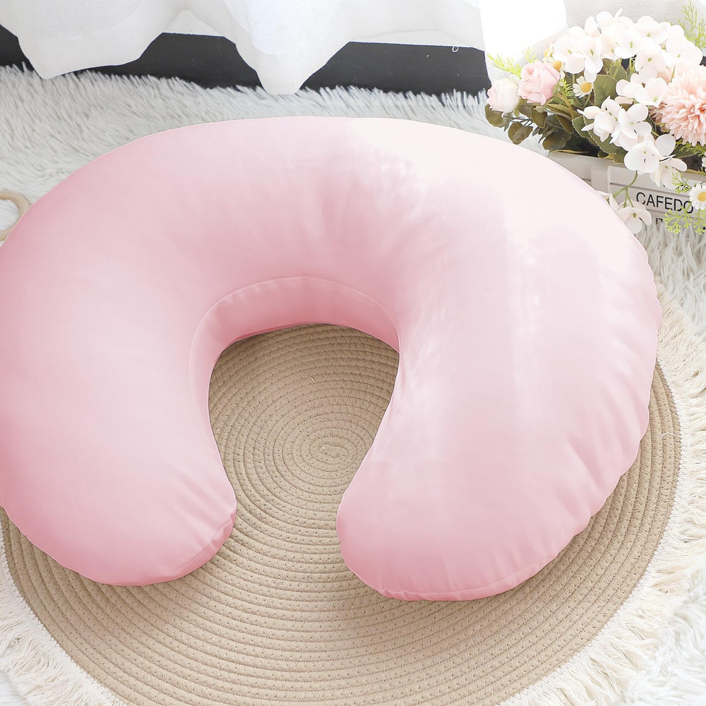 Hooyax baby nursing pillow cover pink nursery decor to brighten baby's space