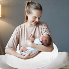 Hooyax Baby Waterproof Nursing Pillow Cover machine-wash friendly stays soft after wash.