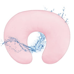 Hooyax baby waterproof nursing pillow cover pink demonstrates stain resistance for quick cleanup
