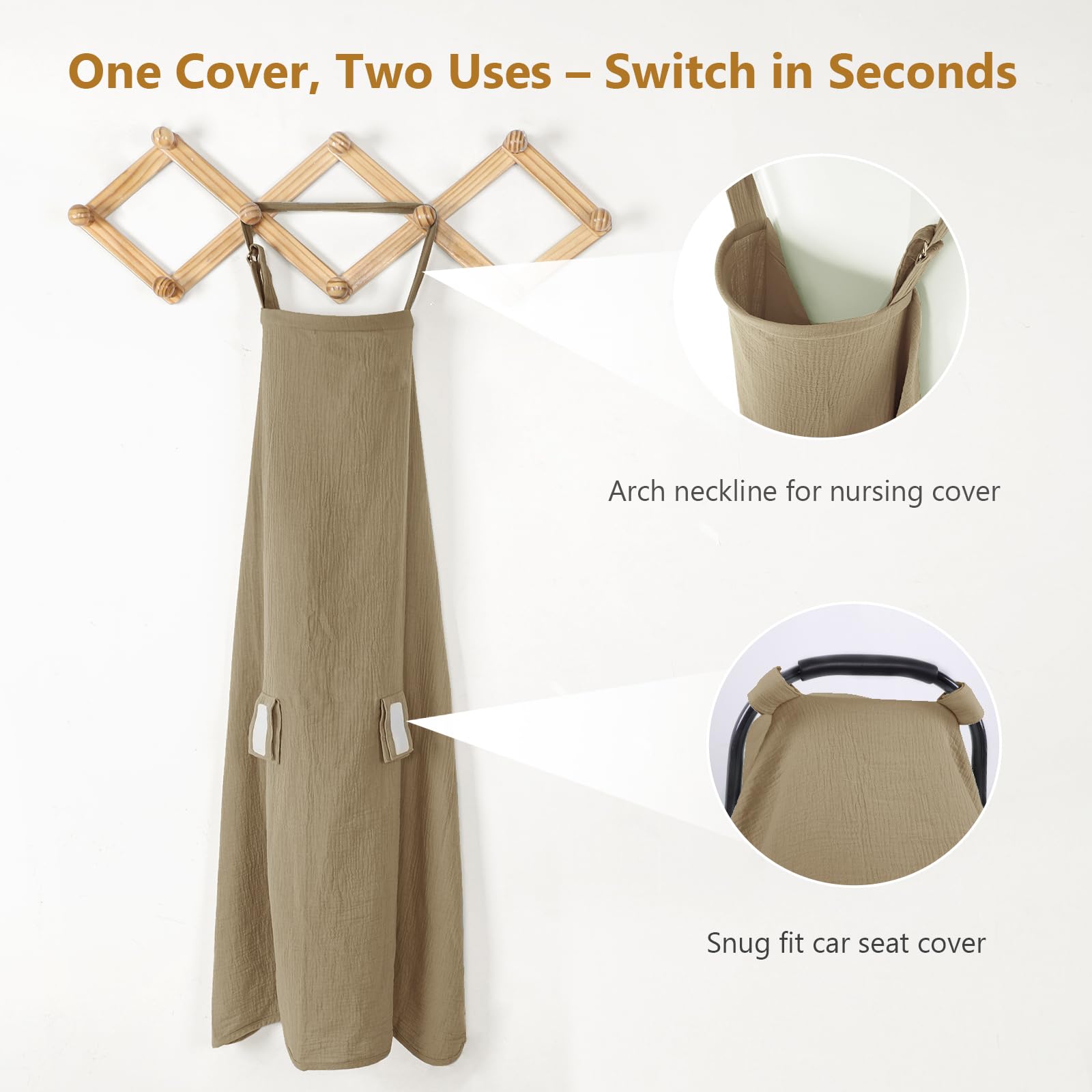 Hooyax breathable fabric provides airflow while keeping baby comfortable