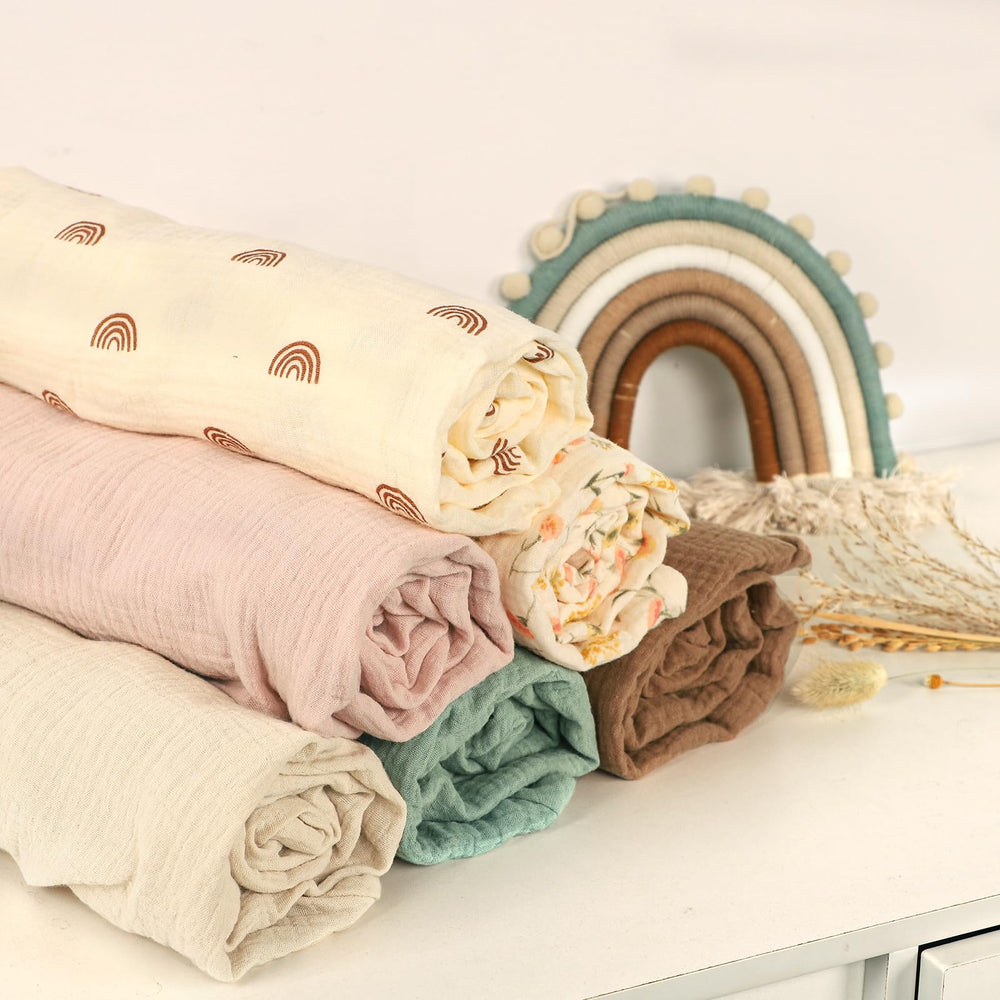Hooyax Care-wash-dry-fast muslin lounger cover keeps softness after washes