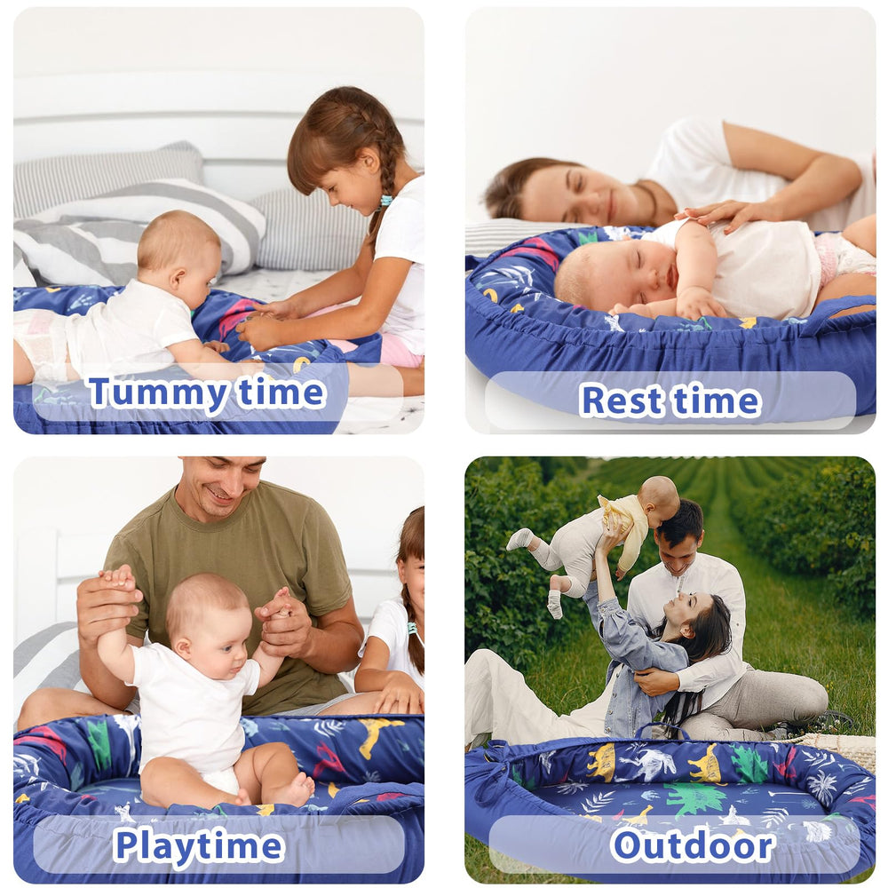 Hooyax Dinosaur lounger cover portable for on-the-go use.
