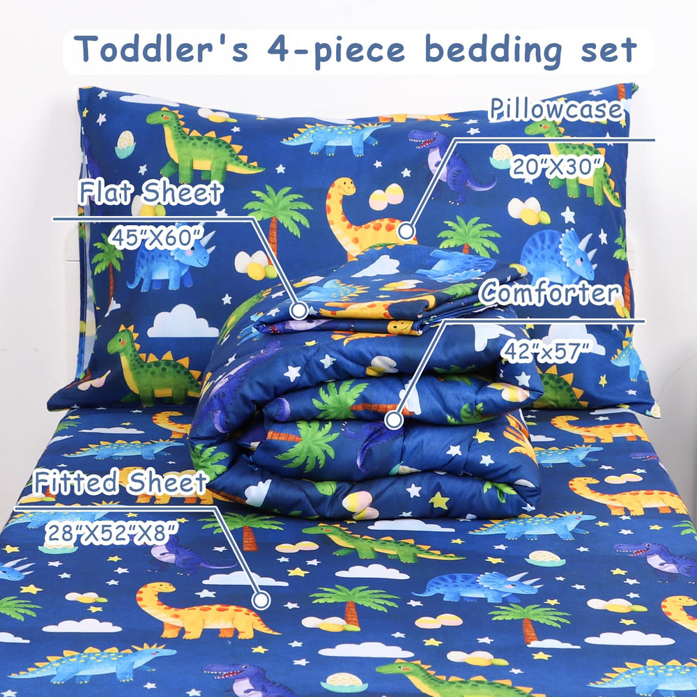 Hooyax dinosaur pillowcase close-up shows gentle surface for delicate skin.
