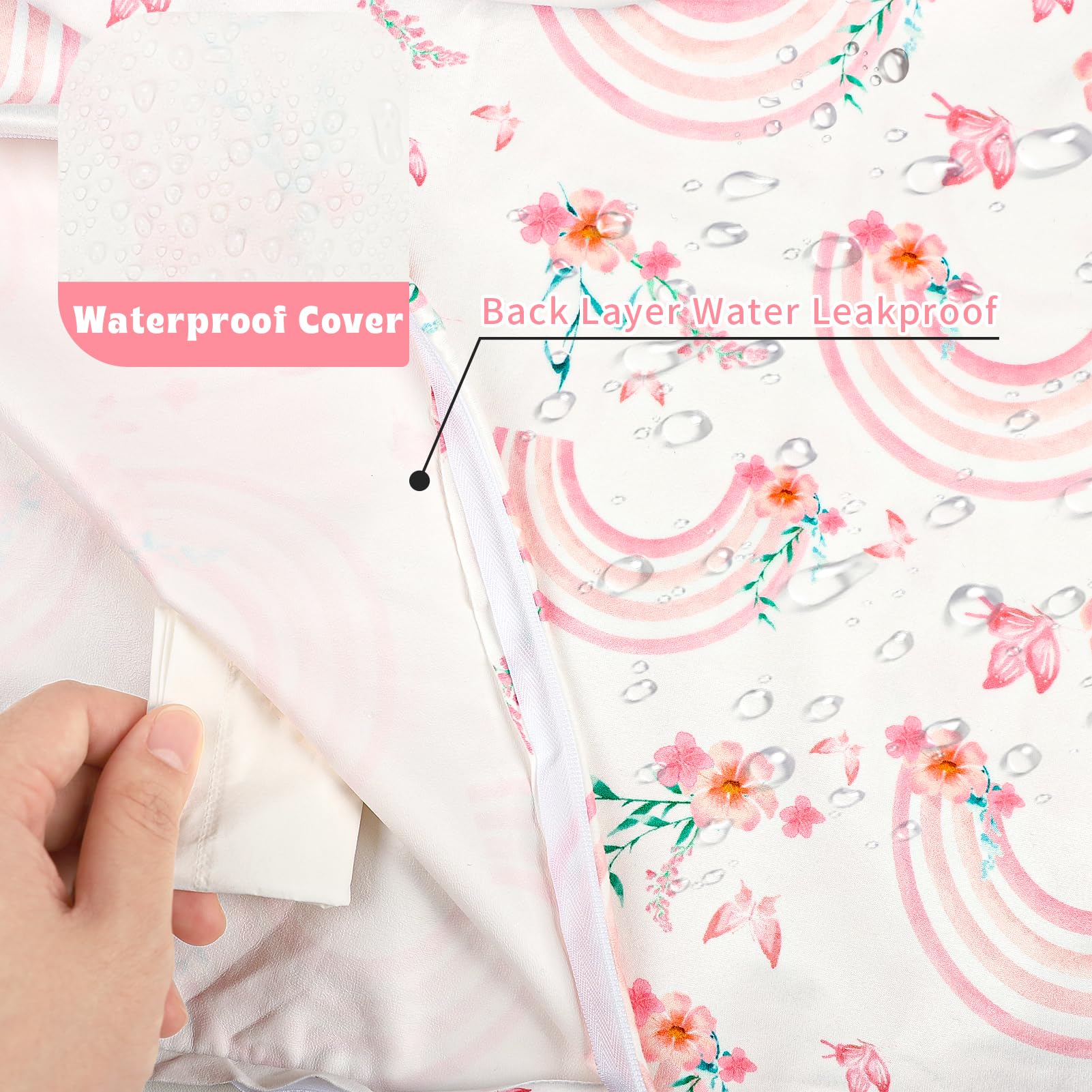 Hooyax durable soft cover remains gentle on baby's skin.