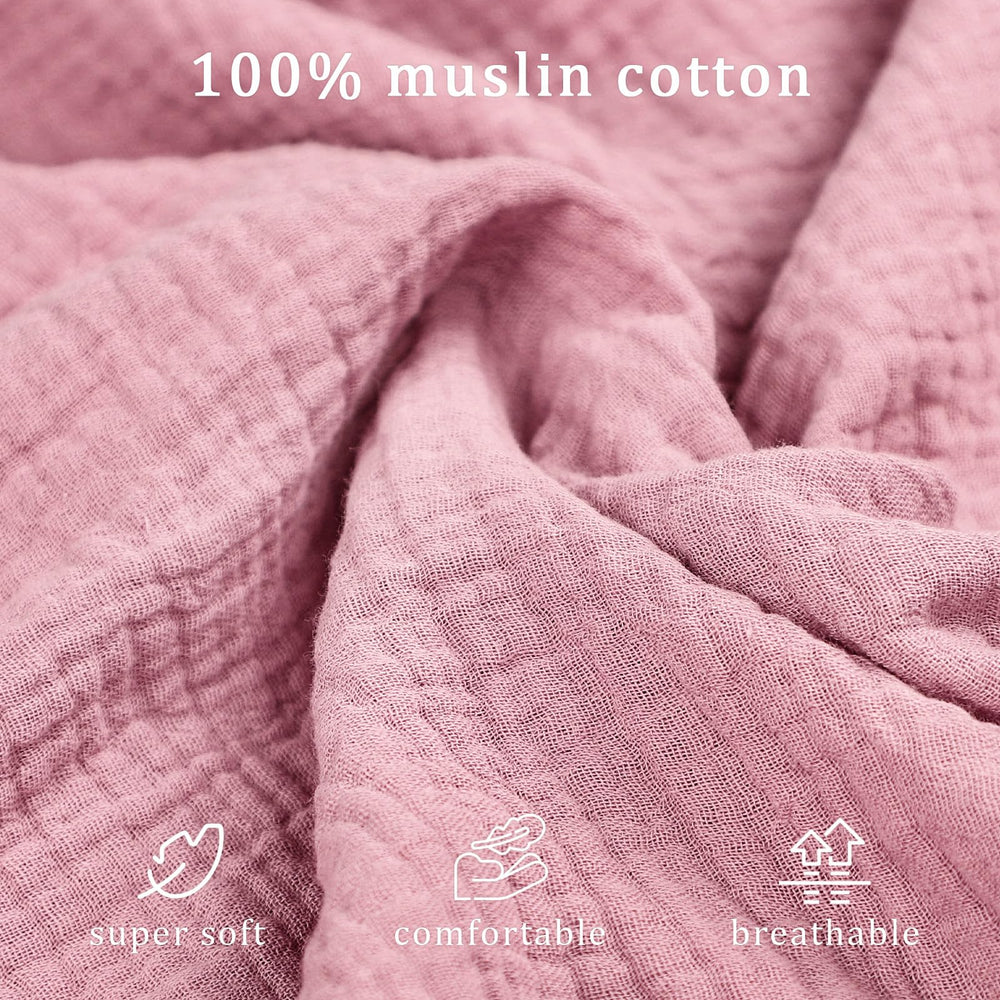 Hooyax muslin baby lounger cover soft-touch closeup for delicate skin