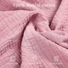 Hooyax muslin baby lounger cover soft-touch closeup for delicate skin
