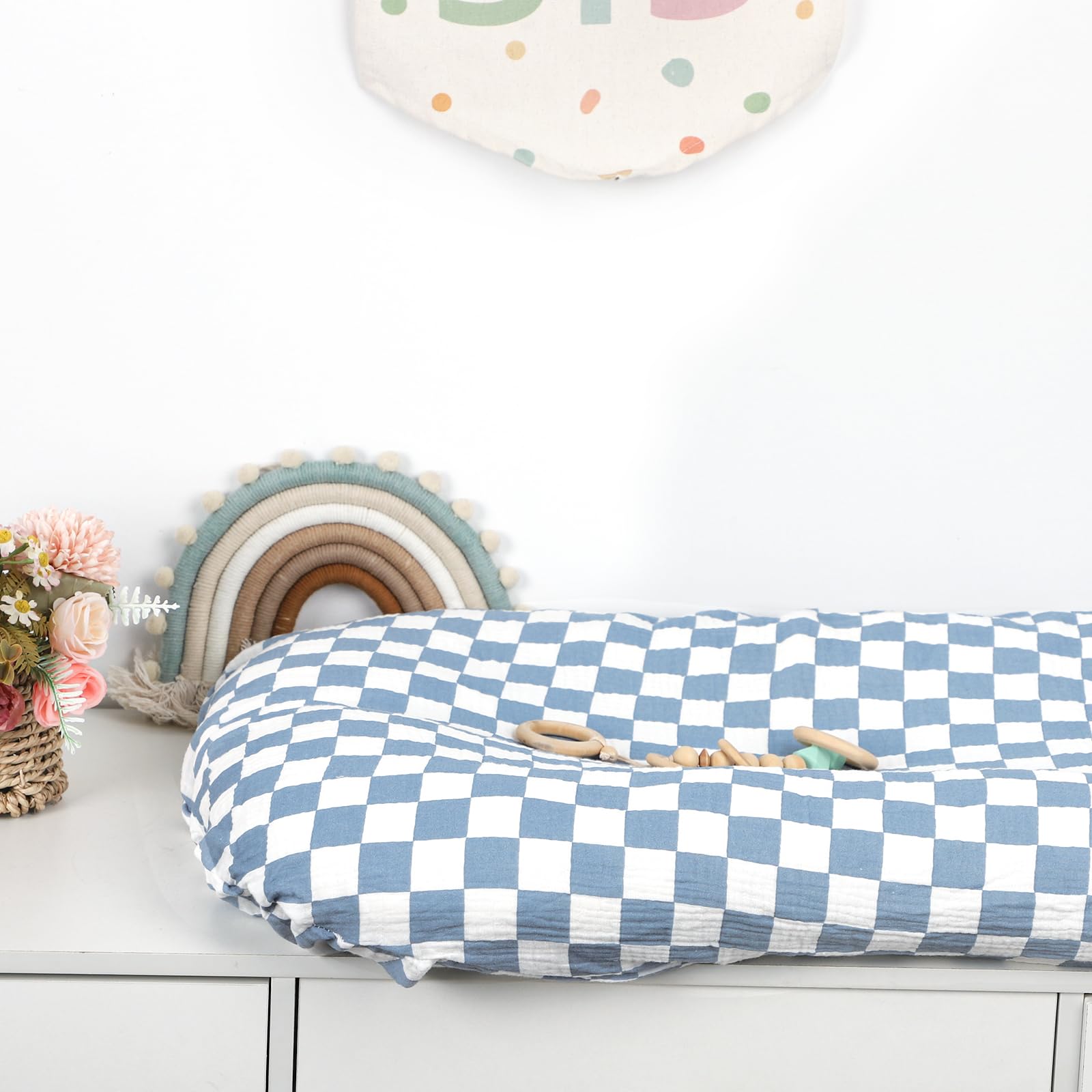 Hooyax Muslin Baby Lounger Cover two-pack: convenient rotation between washes