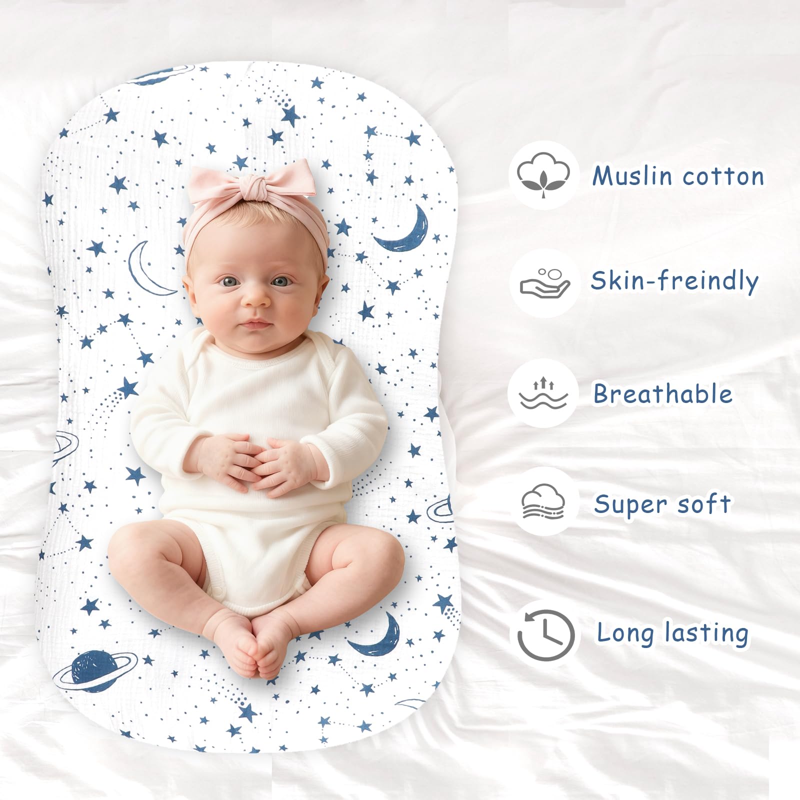 Hooyax universal-fit design fits most loungers around 31.5 by 21.3 inches.