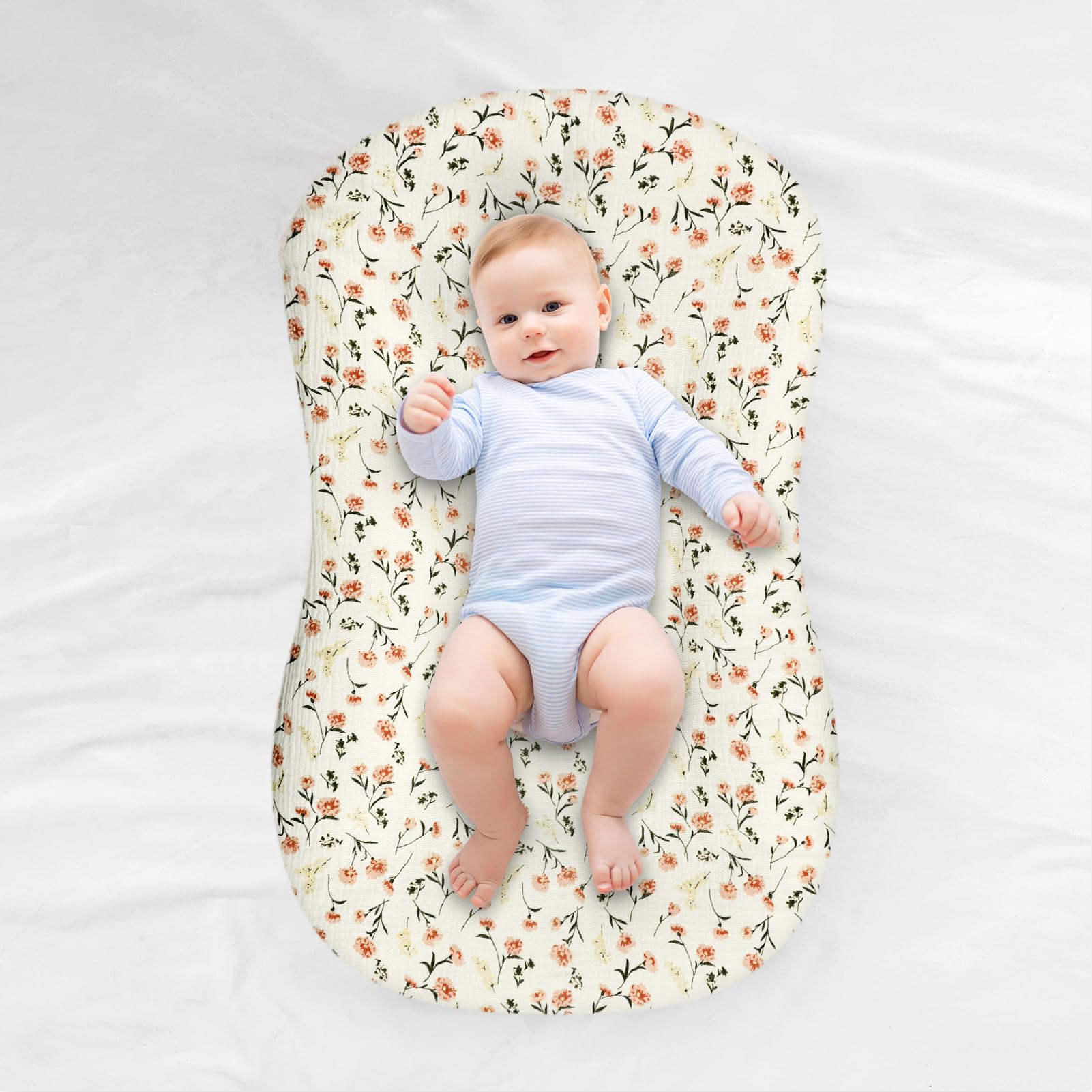 Hooyax muslin breathable fabric detail highlights airy texture