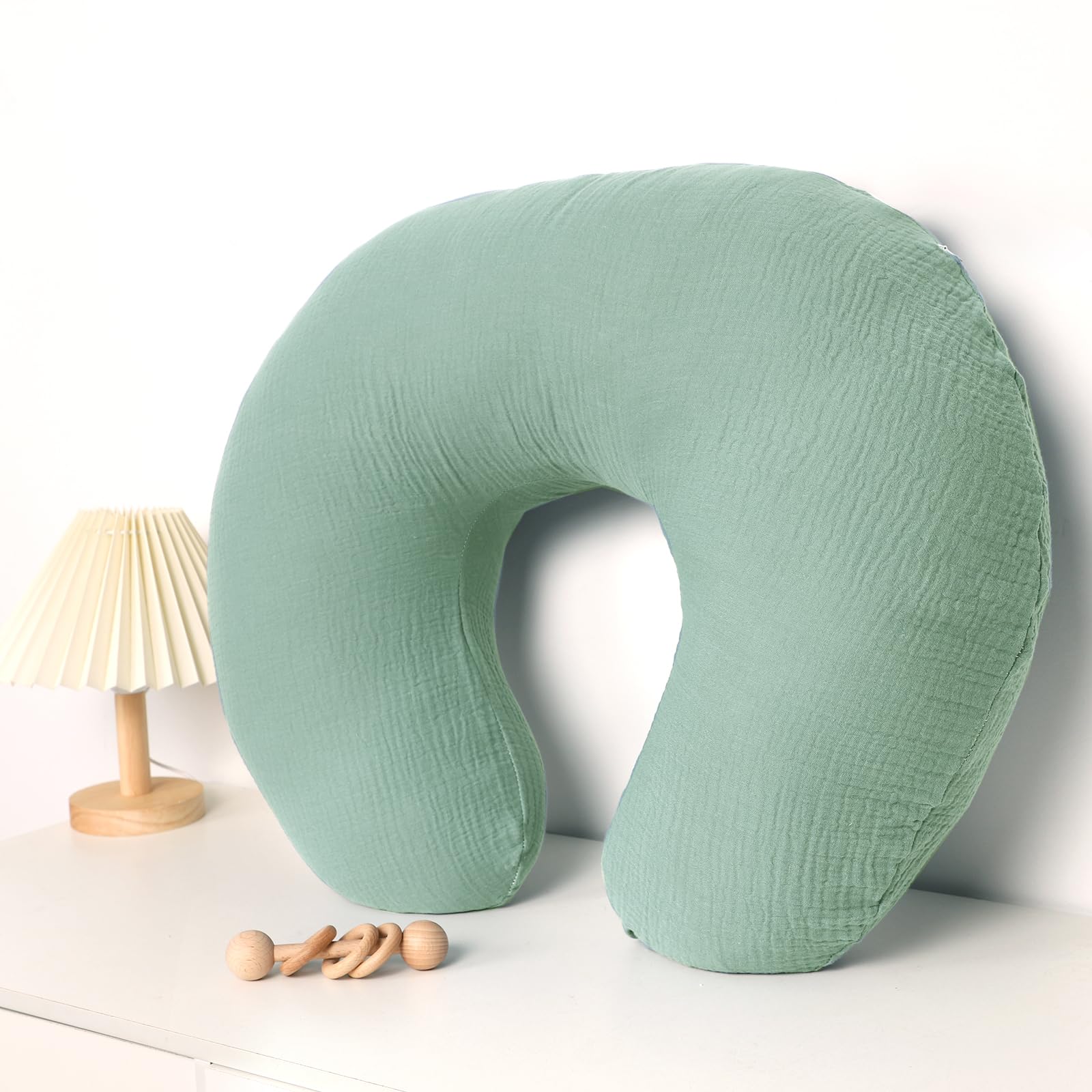 Hooyax muslin nursing pillow cover gift-pack presentation ideal for baby showers.