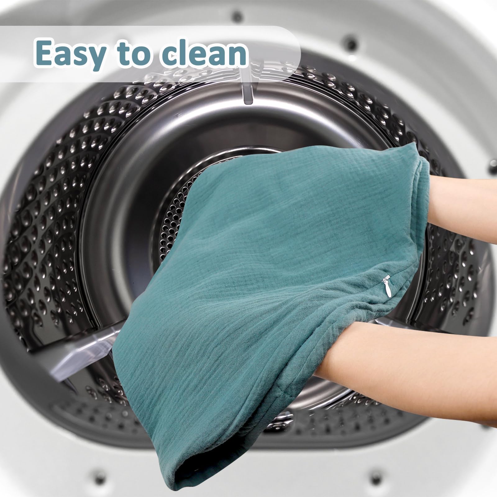 Hooyax blue cover captures a feeding moment with breathable, comfortable fabric