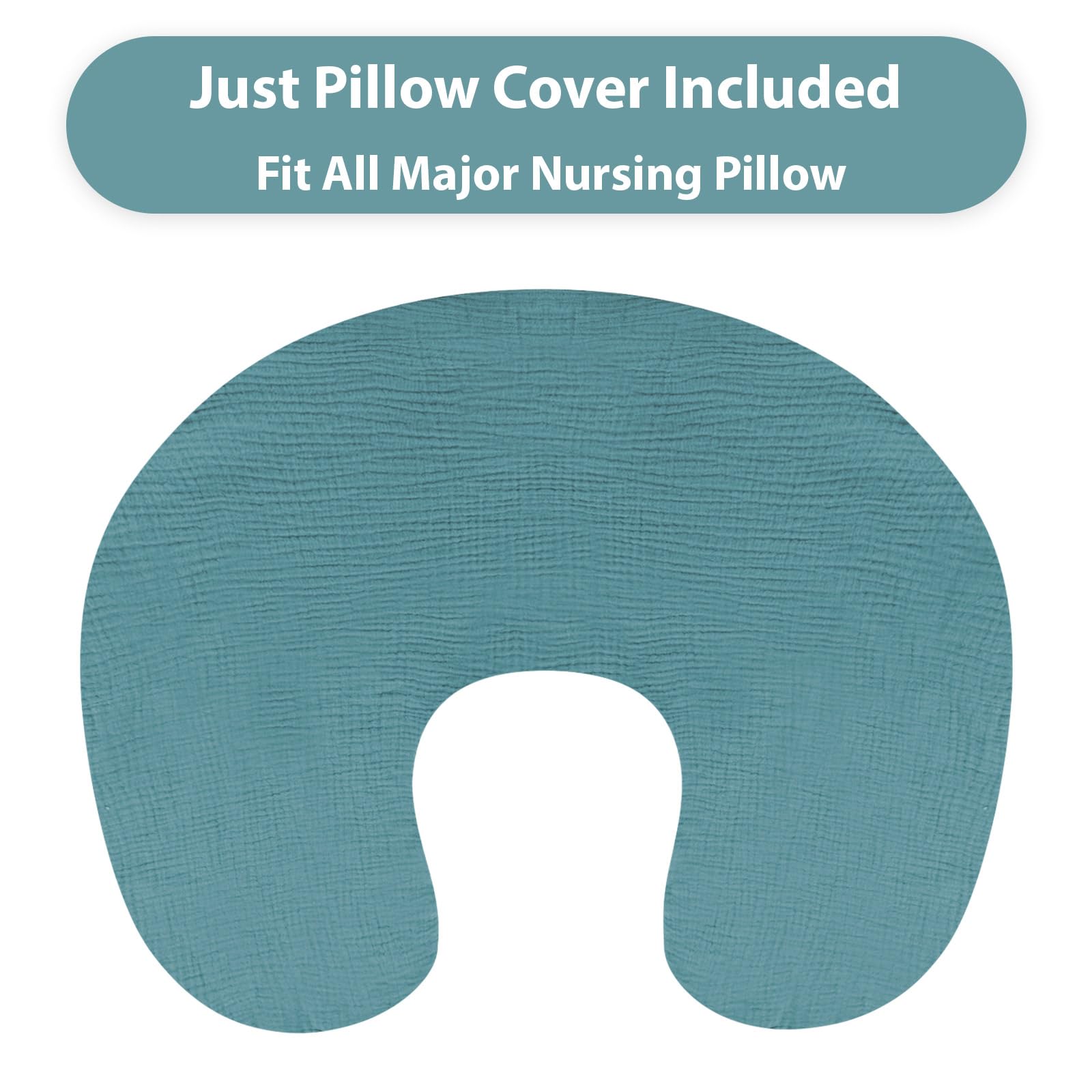 Hooyax blue cover features an invisible zipper for smooth feeding moments
