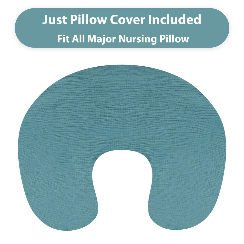 Hooyax blue cover features an invisible zipper for smooth feeding moments