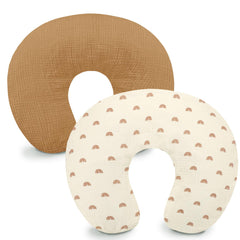 Hooyax muslin nursing pillow cover soft texture for baby comfort