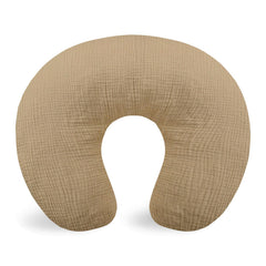 Hooyax muslin nursing pillow cover shows soft texture for gentle skin comfort.