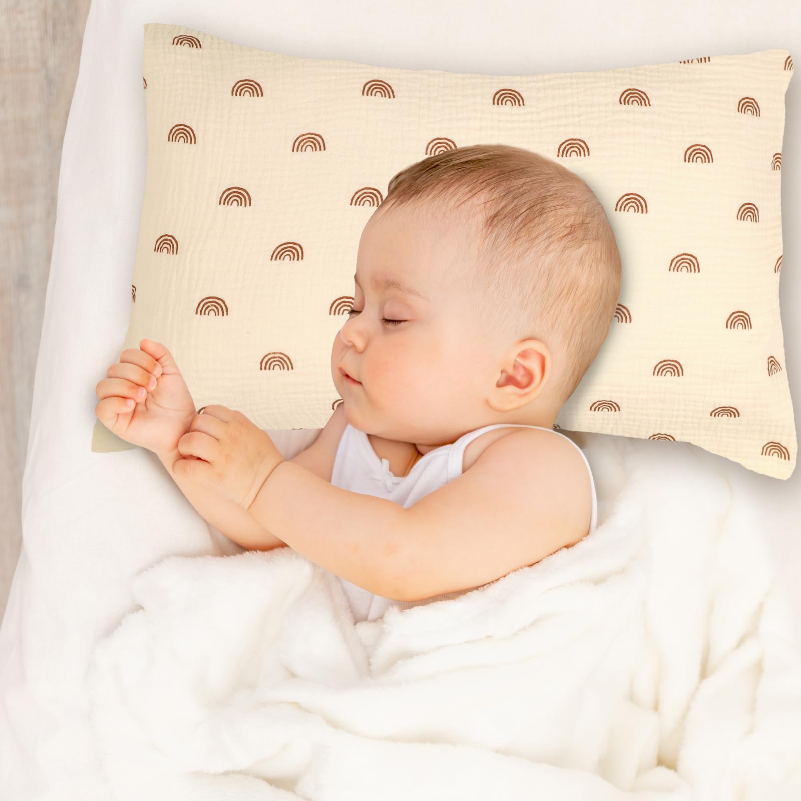 Hooyax durable easy-care pillowcase, machine washable for busy families