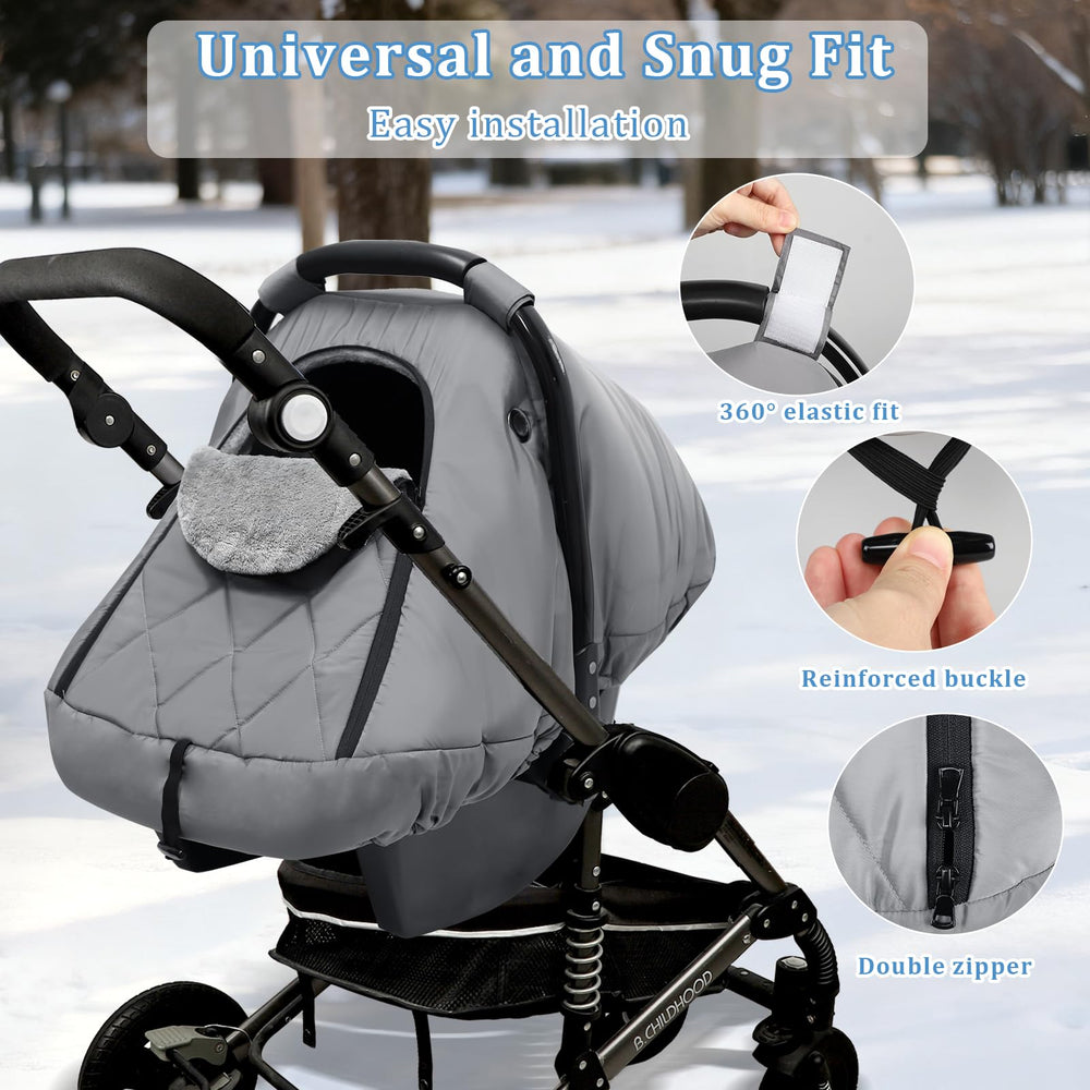 Hooyax universal-fit car seat cover installs in seconds