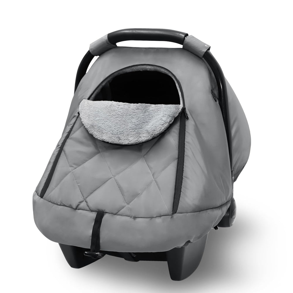 Hooyax winter car seat cover warmth for baby on cold commutes