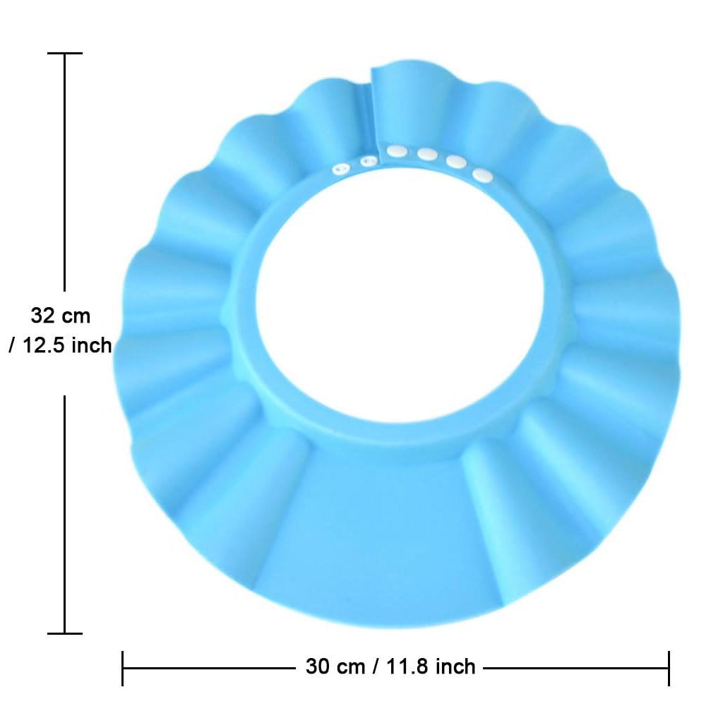 HOOYEE Safe Shampoo Cap front view with four-button adjustable strap for secure wear