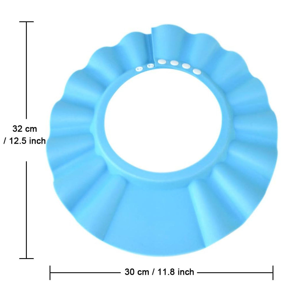 HOOYEE Safe Shampoo Cap front view with four-button adjustable strap for secure wear