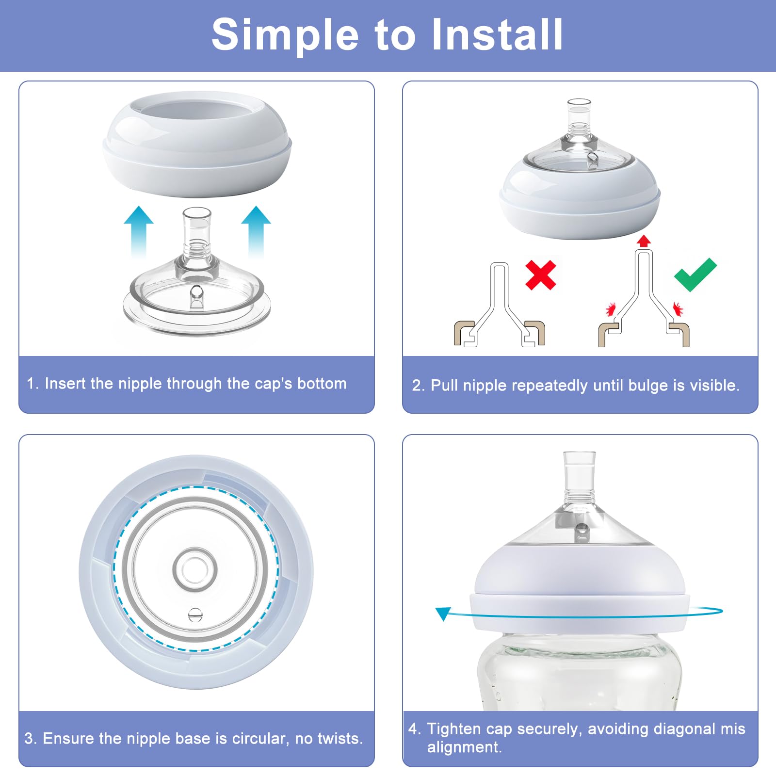 Hopopower compatibility with Philips Avent natural bottles and cups